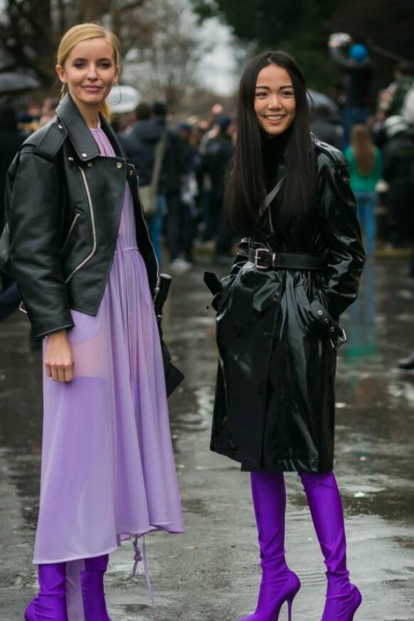 皮衣搭配裙子图片,演绎冬季优雅风采 第2张 皮衣搭配裙子图片,演绎冬季优雅风采 第2张